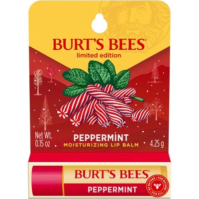 Burt's Bees Moisturizing Lip Balm - Peppermint - 0.15oz