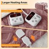Heating Pads, Soft Washable Electric Blanket, Heating Blanket for Bedding, With 10 Heat Settings, Use for Sofa and Bed - 4 of 4
