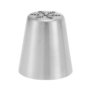 Unique Bargains Piping Tip 304 Stainless Steel Silver Tone 0.98"x1.46"x1.65" 1 Pcs - 1 of 3