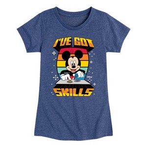 Girls' - Disney - Mickey & Friends Fitted Short Sleeve Graphic T-Shirt - 1 of 4