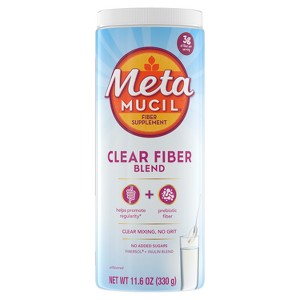 Metamucil Clear Digestive Fiber Blend - 11.6oz/75 Dose - 1 of 4