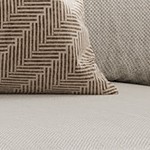 brown and white contrast