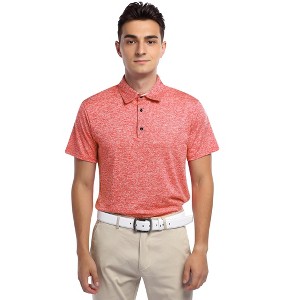 YESFASHION Men's Short Sleeve Casual Golf Wear Sweatshirt Golf Shirt - 1 of 4