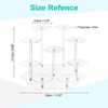 Unique Bargains 9 Tier Round Polished Smooth Cupcake Acrylic Display Stand - 2 of 4