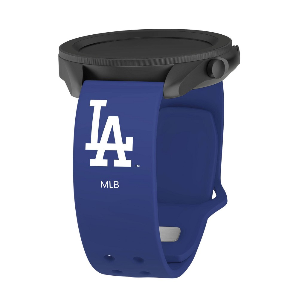 Photos - Watch Strap MLB Los Angeles Dodgers Samsung Watch Compatible Silicone Sports Band - 20