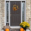 Northlight Autumn Leaves with Berries Artificial Fall Harvest Cornucopia Wreath, 18-Inch, Unlit - 2 of 4