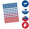 Big Dot of Happiness Australia Day - G'Day Mate Aussie Party Round Candy Sticker Favors - Labels Fits Chocolate Candy (1 sheet of 108) - 2 of 4