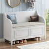 NicBex Modern 41.9" Storage Bench with High Back for Living Room and Entryway - 3 of 4