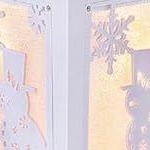 snowman light box - 2pcs