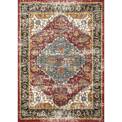 Nuloom Indoor/Outdoor Transitional Medallion Muriel Patio Area Rug