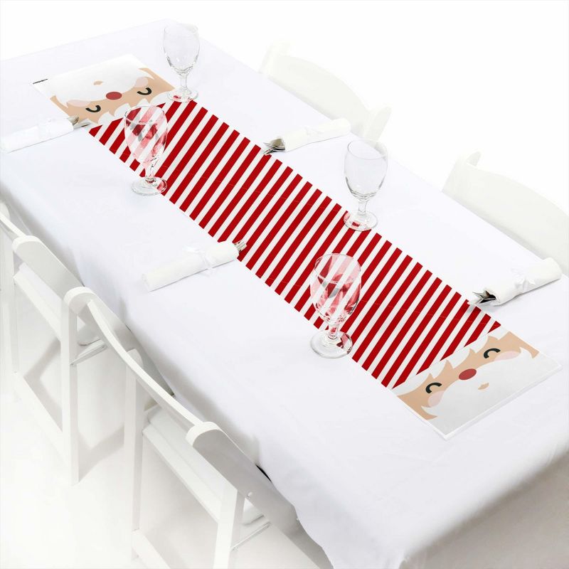 Big Dot of Happiness Jolly Santa Claus - Petite Christmas Party Paper Table Runner - 12 x 60 inches, 1 of 5
