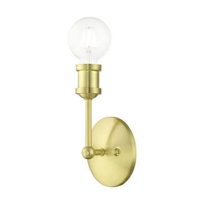 Livex Lighting Lansdale 1 - Light Vanity in  Satin Brass