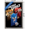 Trends International Sonic The Hedgehog 3 - Hero Trio Framed Wall Poster Prints - 3 of 4