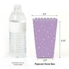 Big Dot of Happiness Purple Confetti Stars - Simple Party Favor Popcorn Treat Boxes - Set of 12 - 2 of 4