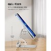 Attop Dual Folding Cell Phone Stand, Fully Adjustable Foldable Desktop Phone Holder Cradle Dock Compatible with Phone, Nintendo Switch, All Phones - 3 of 4