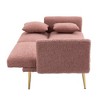 CAVINAS Loveseat Sofa with Metal Feet, Modern Convertible Sofa, Vintage Accent Sofa, Upholstered Sofa Couch for Living Room - 4 of 4