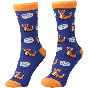 Pavilion Gift Company - For Fox Sake - M/L Unisex Cotton Blend Sock - Socks - 1 of 4