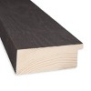 42" x 30" Beveled Bridge Black Wood Wall Mirror - Amanti Art: Modern Rectangle, No Assembly Required - 2 of 4