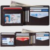 Alpine Swiss RFID Luka Men's Flip ID Wallet Deluxe Capacity Bifold With Divided Bill Section Comes in a Gift Box - 2 of 4