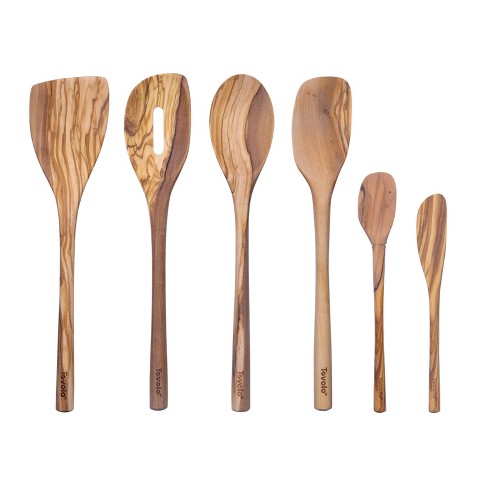 Tovolo 6pc Olive Wood Kitchen Utensil Set