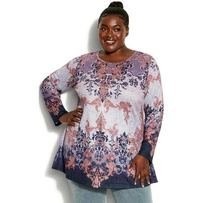 Women's plus size shop tops at macy's