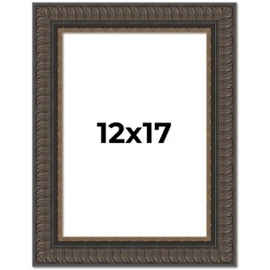 PosterPalooza | Museum Brown Picture Frame - UV Acrylic, Foam Board Backing, Hanging Hardware - 1 of 4