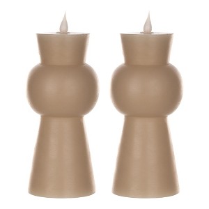 Melrose Simplux Designer LED Candle (Set of 2) - 1 of 2