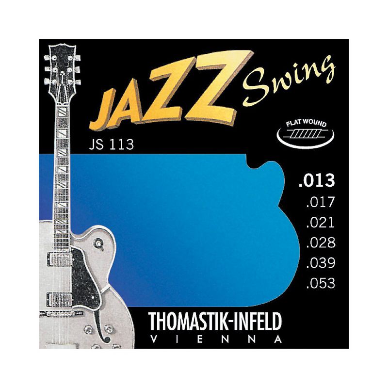 Thomastik JS113 Medium Flatwound Jazz Swing Electric Guitar Strings, 2 of 3