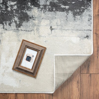 Multi Abstract Synthetic Indoor Area Rug