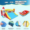 HOMDOX 13.3 x 13.4 x 7.14 FT Bounce House Updated Large Slide w/Air Blower/Jump Area/Basketball Hoops/840+420D Thickened Material Idear for Kids 3-12 - 4 of 4
