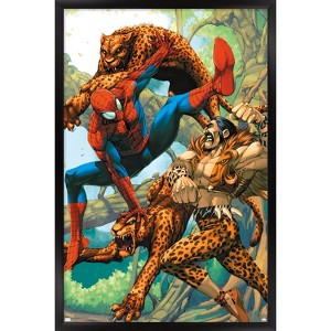 Trends International Marvel Kraven The Hunter - Marvel Age Spider-Man #14 Framed Wall Poster Prints - 1 of 4