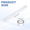 Unique Bargains High Impact Rigid Clear Pipe 1 Pc - 2 of 4