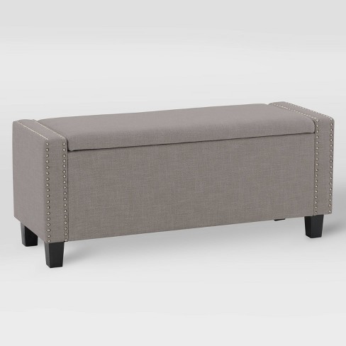 Gray store ottoman target