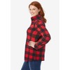 Woman Within Microfleece Quarter-Zip Pullover - 4 of 4