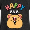Girls' - Instant Message - Happy As A Quokka Fitted Short Sleeve Graphic T-Shirt - 2 of 4