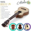 Pyle 21" Traditional 4-String Soprano Ukulele - Matte Finish, Spruce Body, Mahogany Neck - 3 of 4