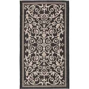 Courtyard CY2098 UV & Stain Resistant Non-Shedding Power Loomed Indoor/Outdoor Rugs - Safavieh - 1 of 4
