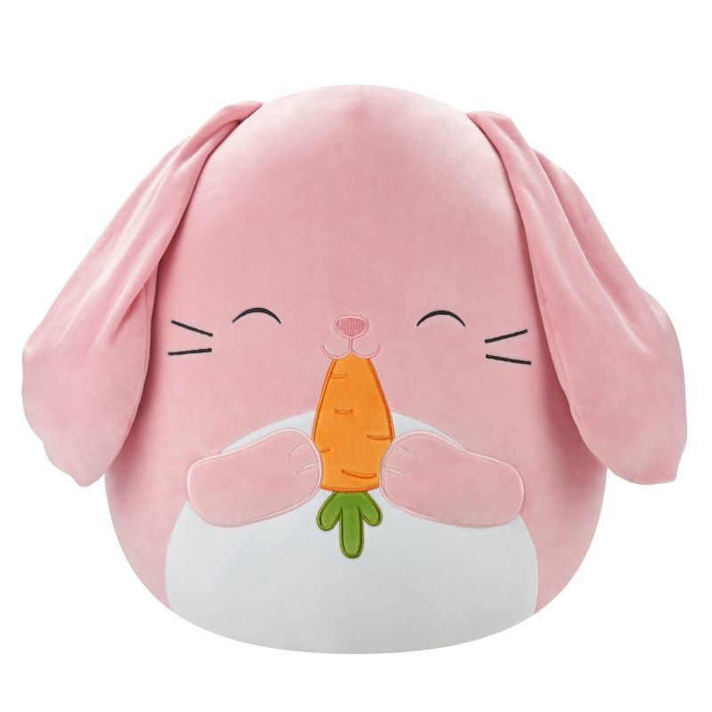 Squishmallows 12&#34; Doll Bop - Pink Bunny Nibbling Carrot, 1 of 9