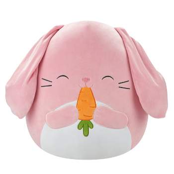 Squishmallows 12" Doll Bop - Pink Bunny Nibbling Carrot