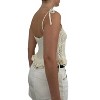 Women's Crochet Knit Ruffle Hem Tank Top - Sky to Moon - image 2 of 4