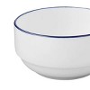 (3 pack) Blue Rim Stoneware Bowl - 3 of 4