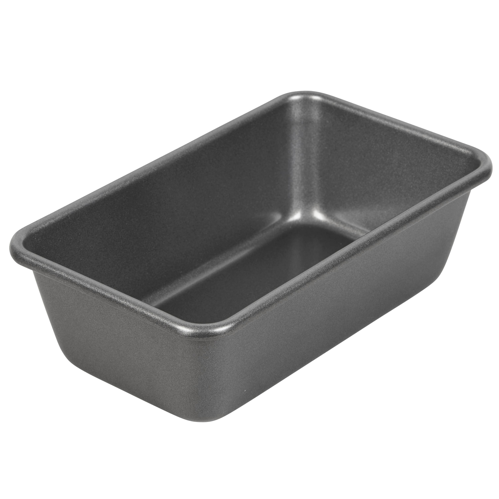 Wilton 9"x5" Nonstick Ultra Bake Professional Loaf Pan: Steel Bread & Meatloaf Pan, Dishwasher-Safe, Gray