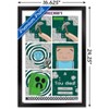 Trends International Minecraft - Simple Comic Steve Creeper Framed Wall Poster Prints - 3 of 4
