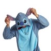 Lilo & Stitch Stitch Adult Long Sleeve Hooded Kigurumi Onesie Costume Cosplay Suit - 4 of 4