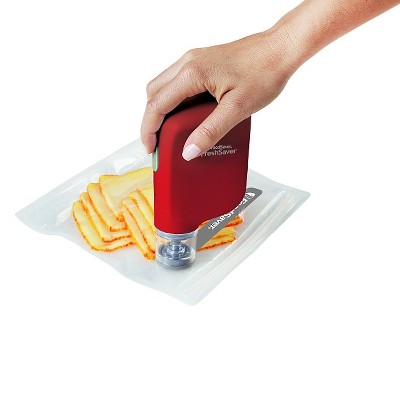 FoodSaver FreshSaver Handheld Vacuum Sealing System Red, Black