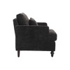CAVINAS Chenille Upholstered Accent Chair with Solid Wood Frame,Comfortable Arm Chairs for Bedroom,Reading Room,Beige - 4 of 4