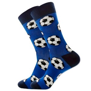 Soccer Ball Socks from the Sock Panda (Men's Sizes, Adult Large) from the Sock Panda - 1 of 3