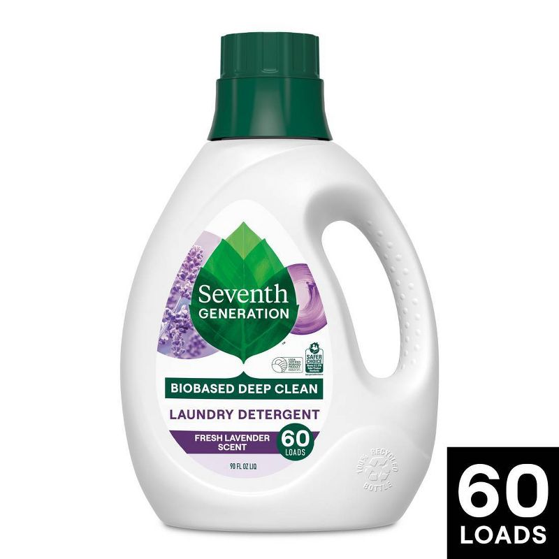 Seventh Generation Liquid Laundry Detergent Soap - Fresh Lavender Scent, 1 of 10