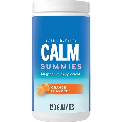 Natural Vitality Calm Gummies Orange, 120 Ct