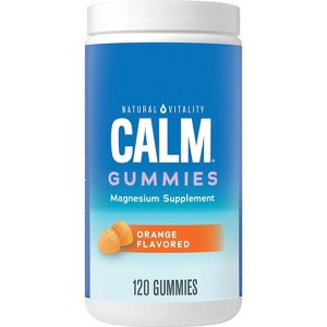 Natural Vitality Calm Gummies Orange, 120 Ct - 1 of 4